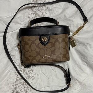 Coach Kay Crossbody Bag Tan and Black